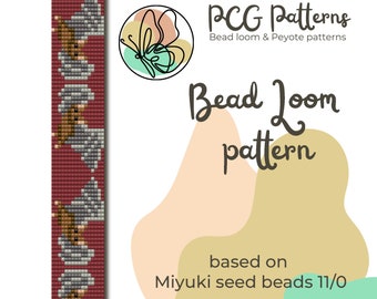 Halloween Bat Bead Loom Pattern – DIY Bracelet (PDF Pattern)