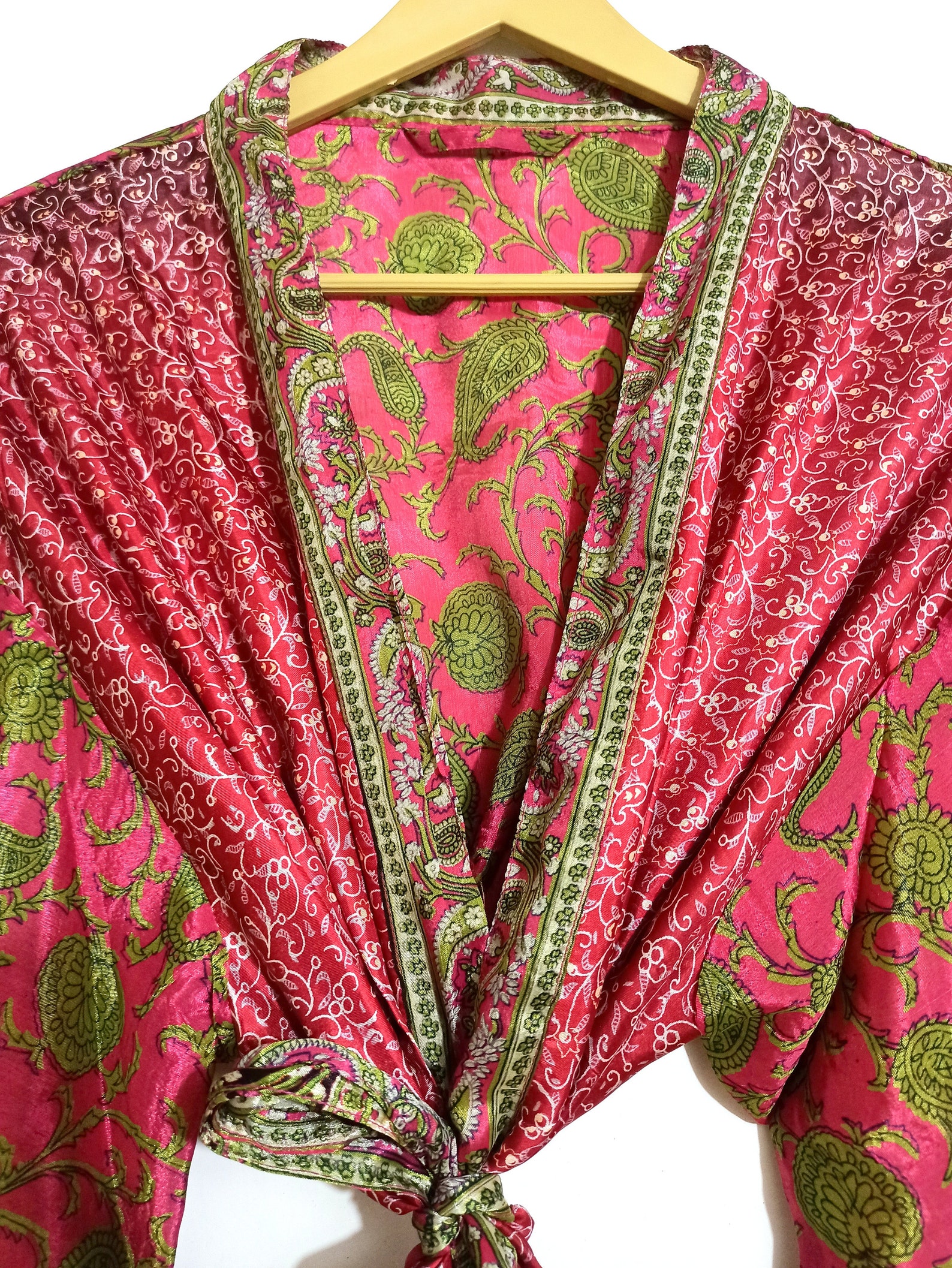 silk sari kimono