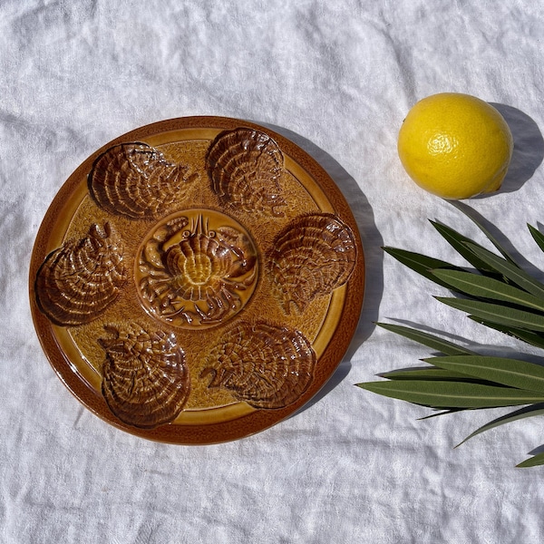 Assiette à huîtres Ateliers du Revernay