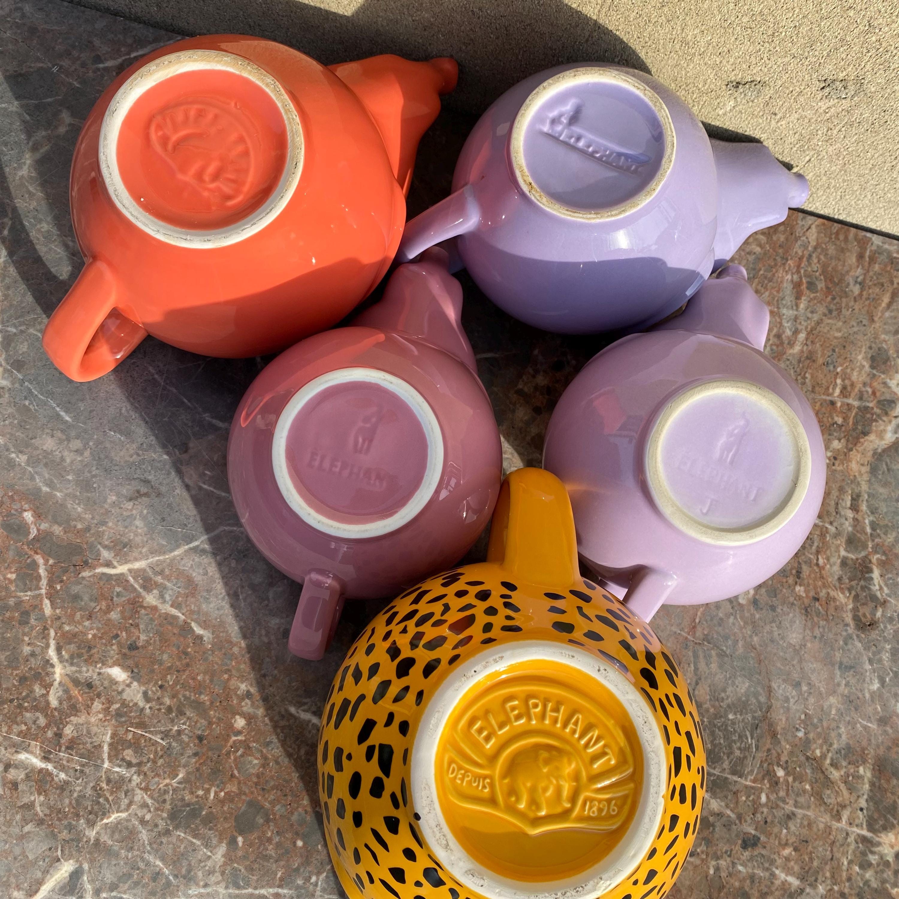 象のティーポット（小）エクリュ陶器 初版 - Etsy 日本