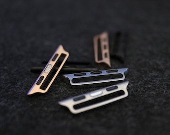 Adaptery ze stali nierdzewnej do pasków Apple Watch – bezproblemowa kompatybilność z paskami i złączami do serii 6, SE, 5, 4, 3, 2, 1