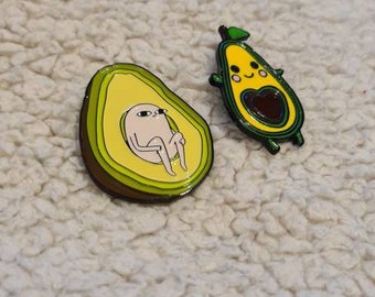 Avocado Pin Badges