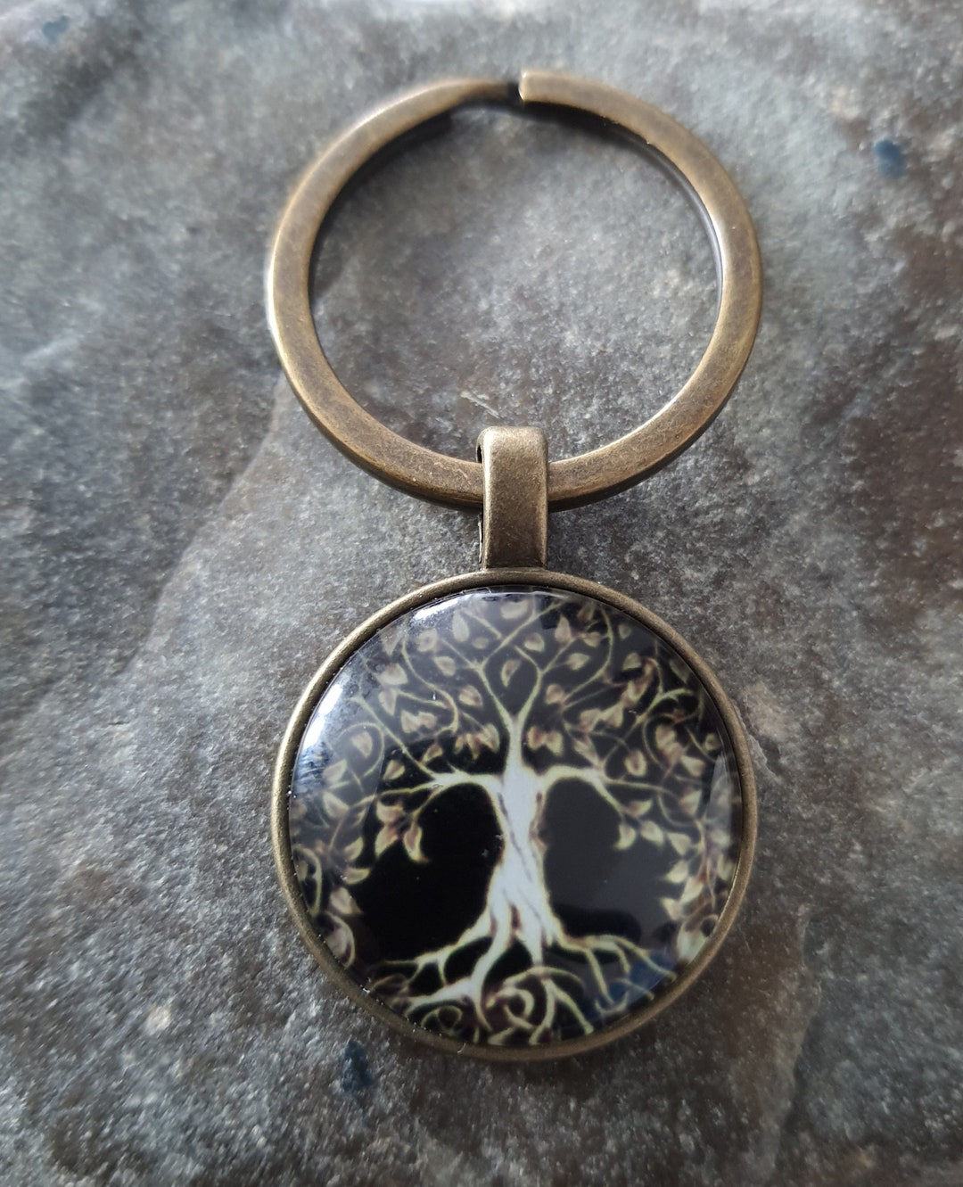 Tree of Life Keyring - Etsy