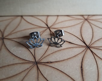 Pendientes de flor de loto