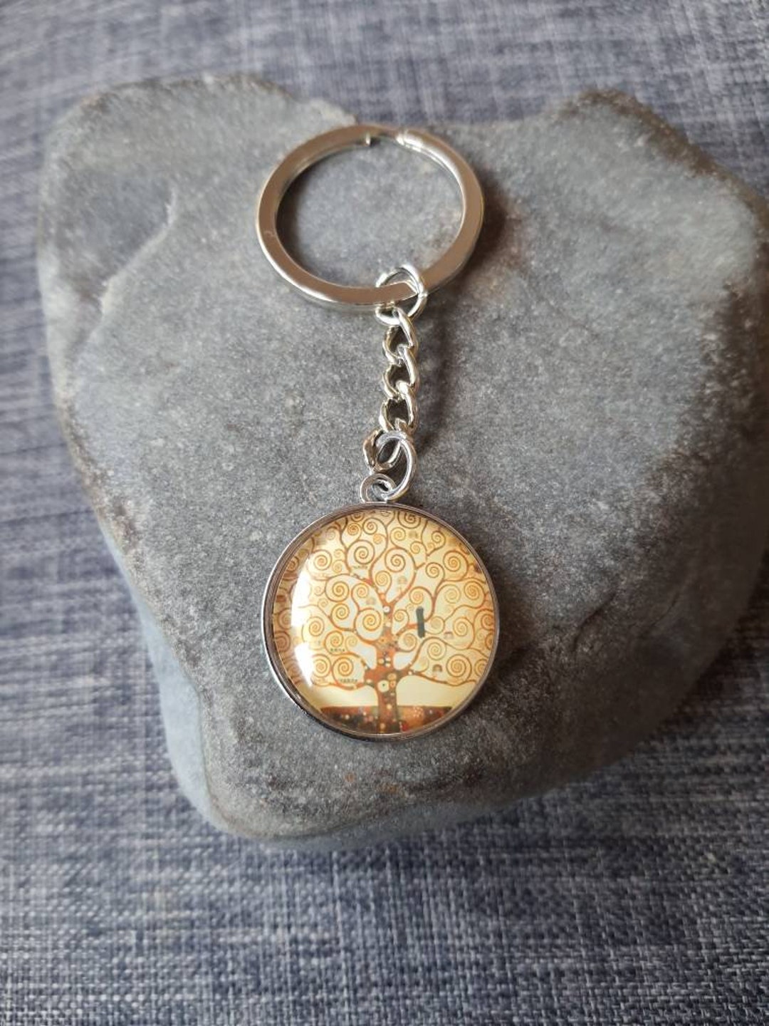 Tree of Life Keyring - Etsy