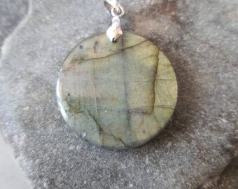 Labradoriet cabochon hanger