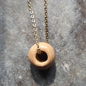 Necklace stone jasper landscape