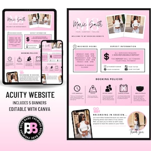 Acuity Web Banners | Booking Web Banners