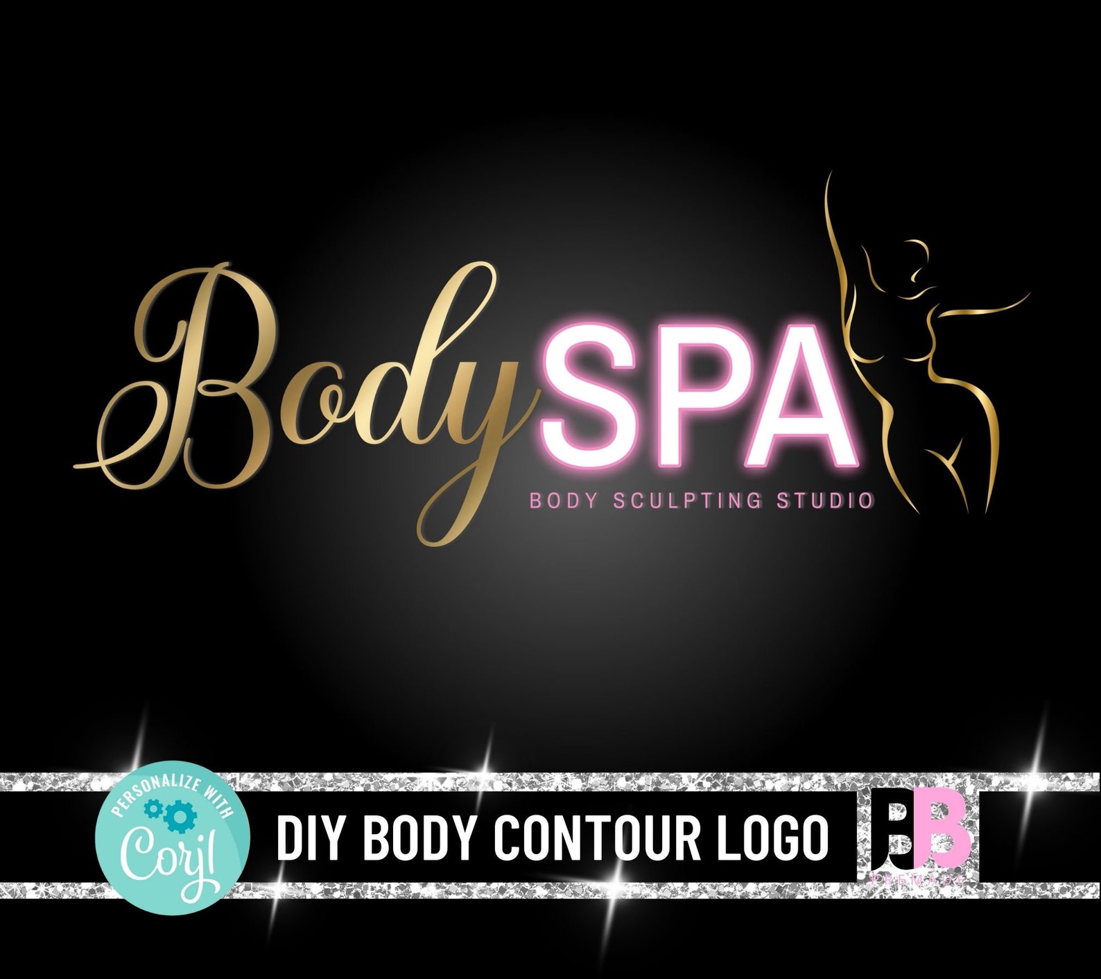 BODY CONTOURING LOGO Body Sculpting Logo Spa Logo Beauty Etsy UK