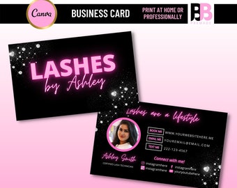 Business Card Edit Today iPhone Business Card Cell Phone Business Card Hair Business Card Lash Business Card