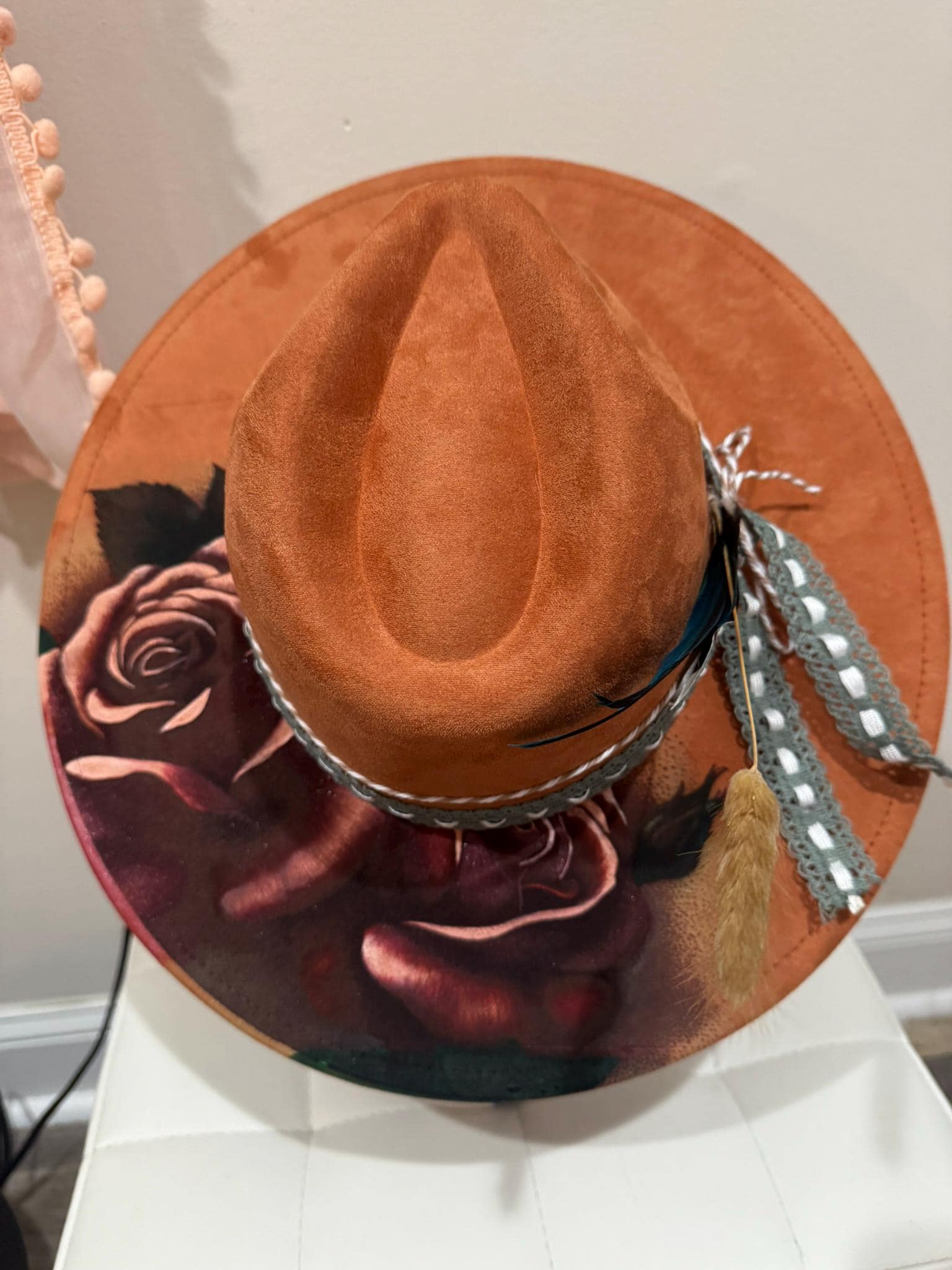 Burnt Orange Fedora - Etsy display picture 3