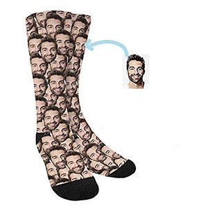 Personalized Socks with Faces - Socks with Faces People Animals - Couples - Family Members - Dogs - Cats - Unique and Fun gifts for her him