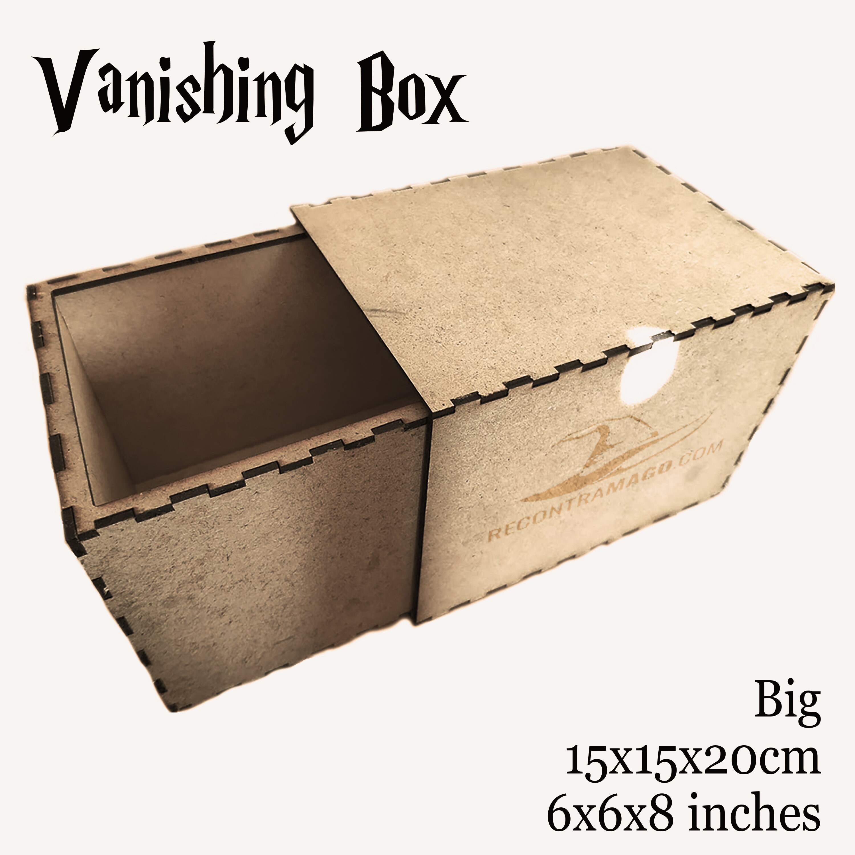Vanishing Box Magic Trick Big Size Learn magic tricks Crate Etsy