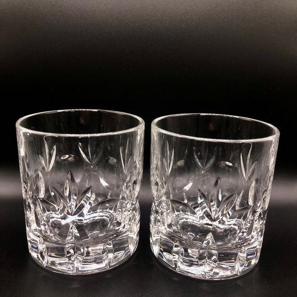 Vintage Nachtmann Bamberg Old Fashioned Glass Pair