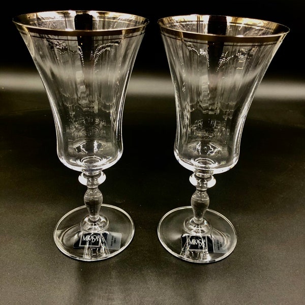 Mikasa Iced Tea Glasses Etsy