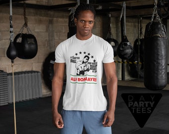 Ali Bomaye Boxing T-Shirt: GOAT Graphic Tee