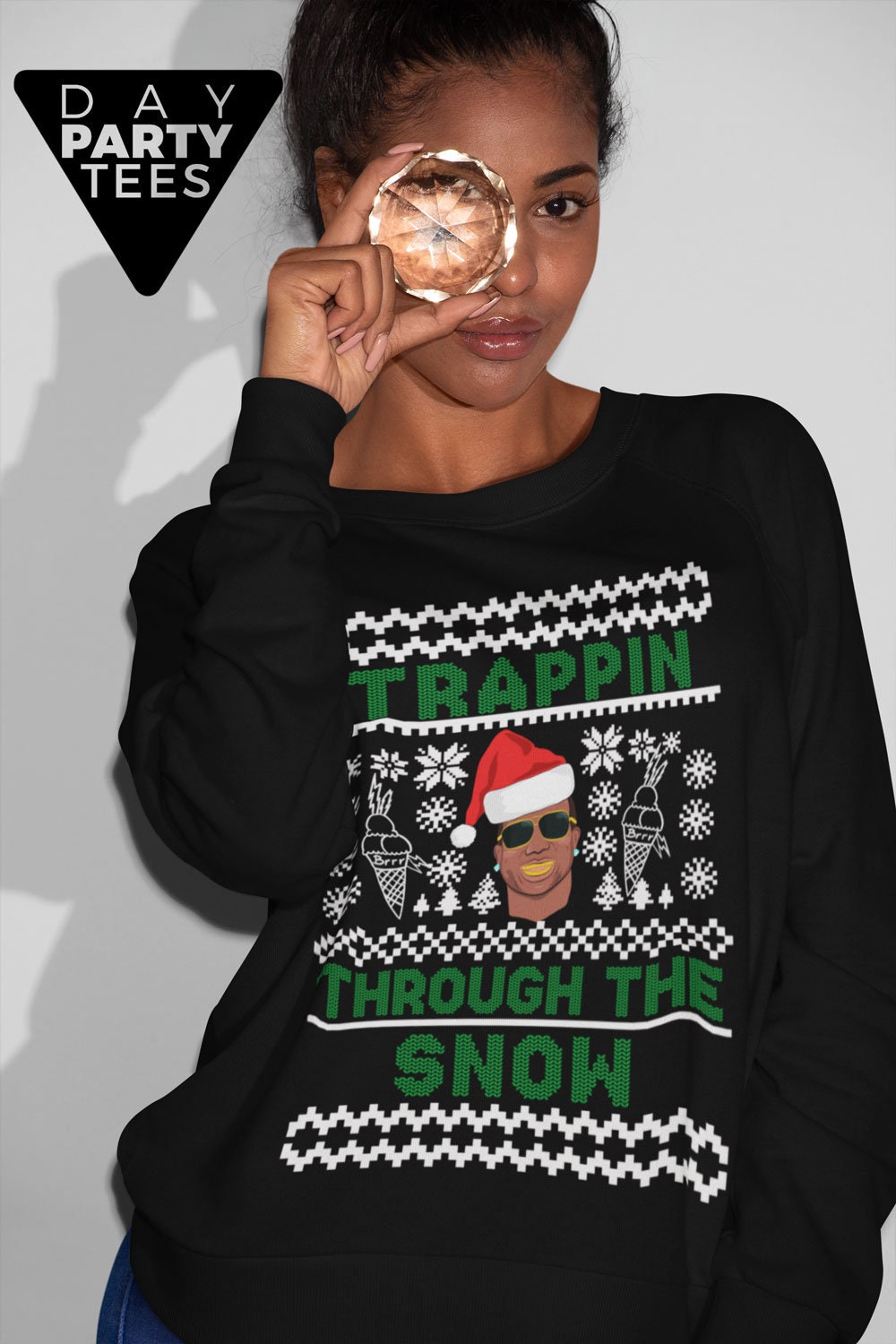 Ugly Christmas Sweater Gucci Mane Trappin Through the Snow - Etsy UK