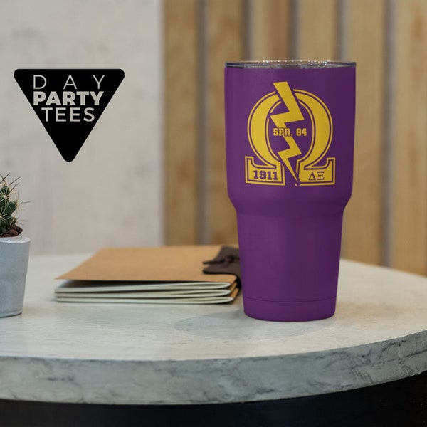 Custom Omega Psi Phi Tumbler - Omega Psi Phi, Fraternity Gifts For Men, Que Dawg, Dog, RQQ, 1911, Probate Gift, Neophyte Gift