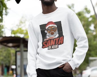 Ask Your Mom If (Black) Santa Is Real Unisex Sweatshirt