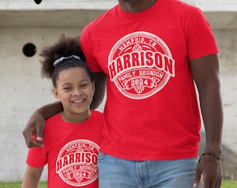 Personalized Family Reunion T-Shirt: Custom Name & Location