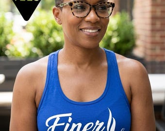 Custom Zeta Phi Beta Tank Top: Finer Woman Sorority Gift