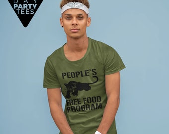 People's Free Food Program T-Shirt: Black Panther Party Tee