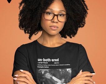 Unbothered / Black History / Defiance / Right Cross / Civil Rights / Jim Crow Era / Desegregation / Camiseta