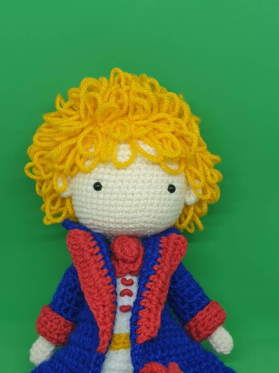 Piccolo principe/principe/bambola all'uncinetto/bambola amigurumi