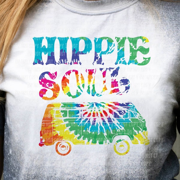 Hippie Design for DTF Transfers | Ready to Press | DTF Image Transfers | 5 Dollar Flat shipping Rate