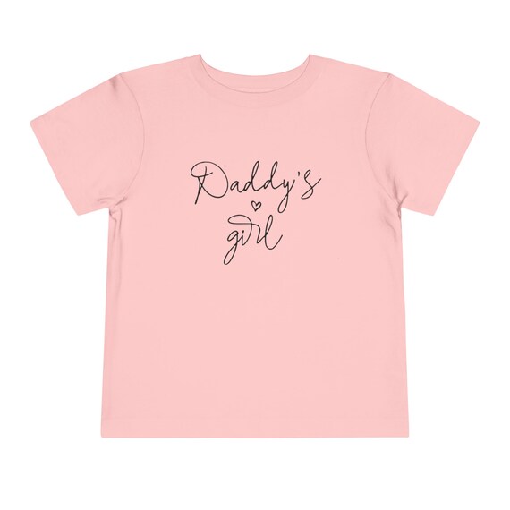 Daddy's Girl Toddler Short Sleeve Tee | Father’s Day Shirt | Father’s Day Gift | Personalized Toddler Gift | Toddler Tee