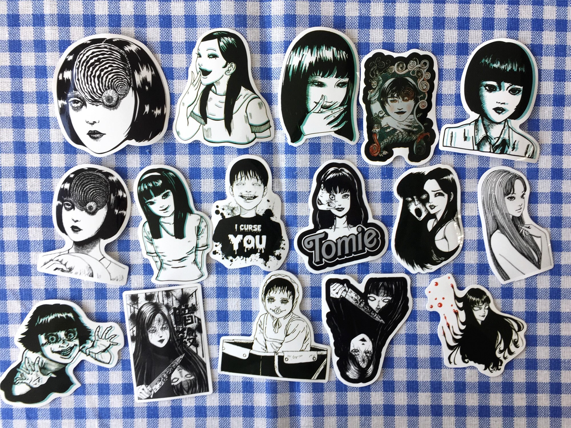 21Pcs Tomie Japanese Anime Vinyl Stickers PackBest Friend Etsy