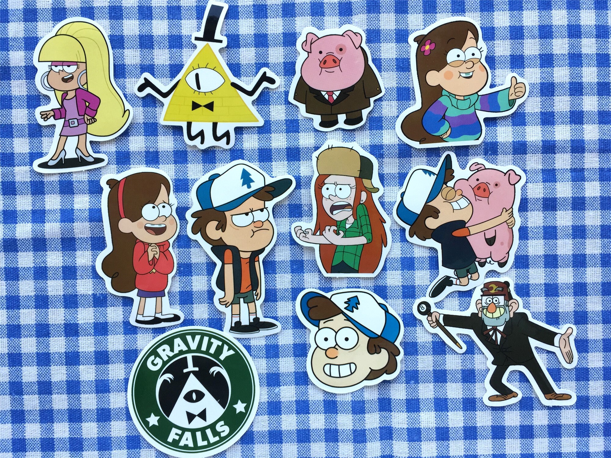 11Pcs Gravity Falls Cartoon Vinyl Stickers PackBest Friend | Etsy