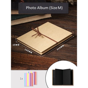 Album photo à concevoir soi-même 34 pages, forme créative, album à coller, album anniversaire mariage, cadeau copine maman image 7