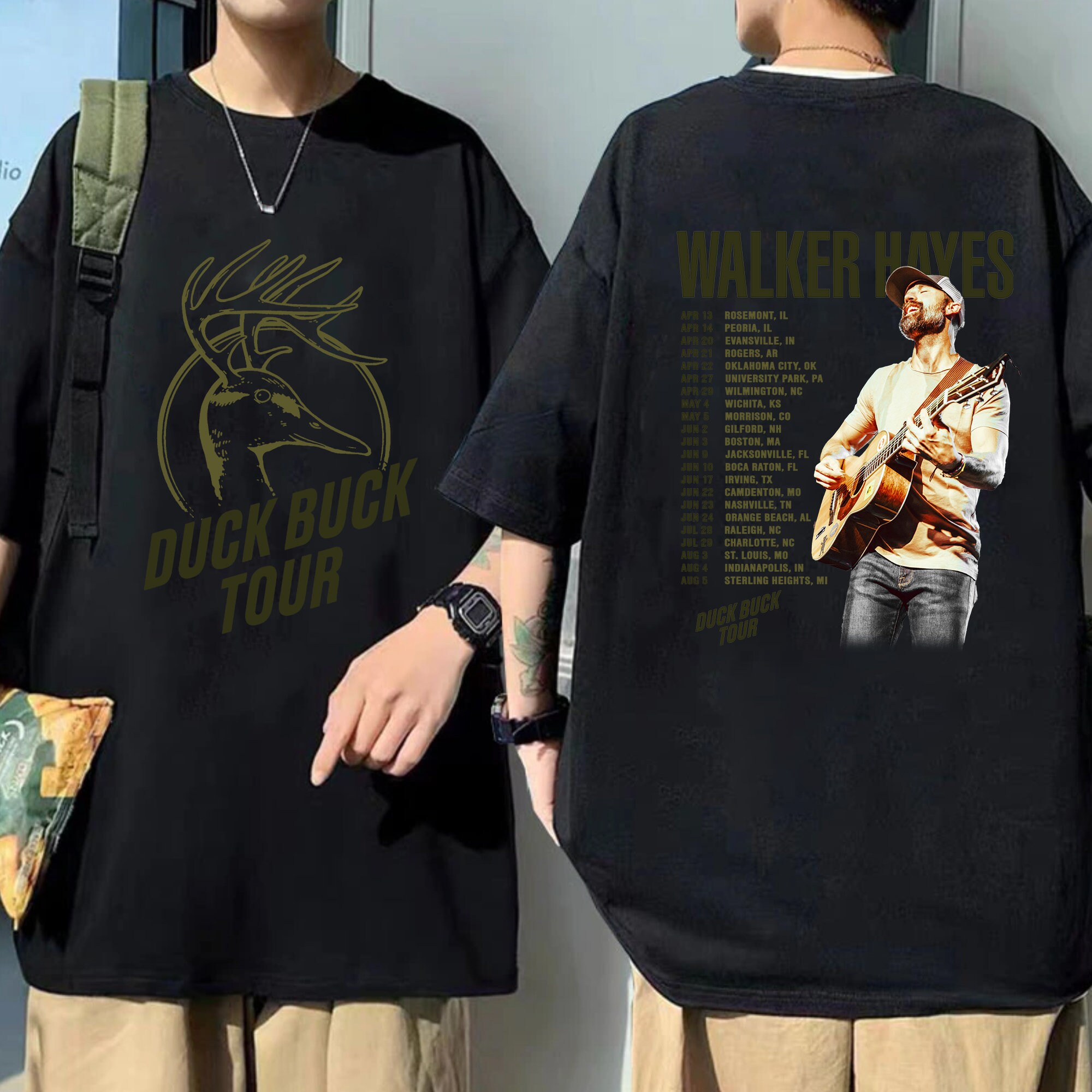 Walker Hayes Merch Duck Buck Tour 2023 Png Walker Hayes Png Etsy