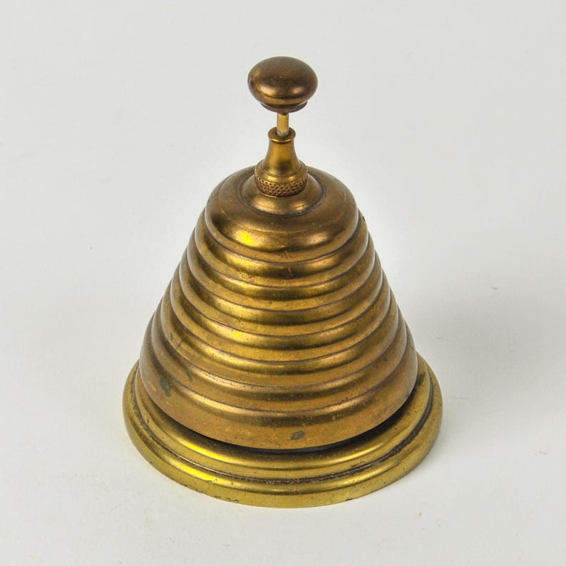 Victorian Brass Beehive Bell Late 1800's Courtesy Countertop Bell - Etsy
