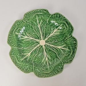 Bordallo Pinheiro Cabbage Charger Large Dinner Plate 12" Made in Portugal