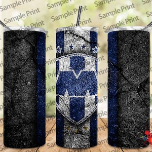 Rayados del Monterrey Template Designs | 2 Files | Skinny Tumbler & Straight 20oz Design