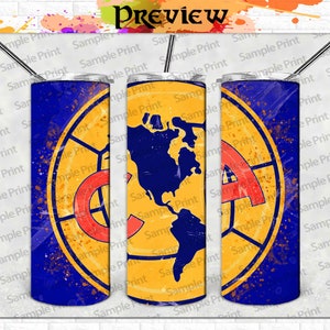 Club America #13Template Designs HD | 2 Files | Skinny Tumbler & Straight 20oz Design