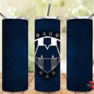 Rayados del Monterrey #6 Template Designs HD | 2 Files | Skinny Tumbler & Straight 20oz Design