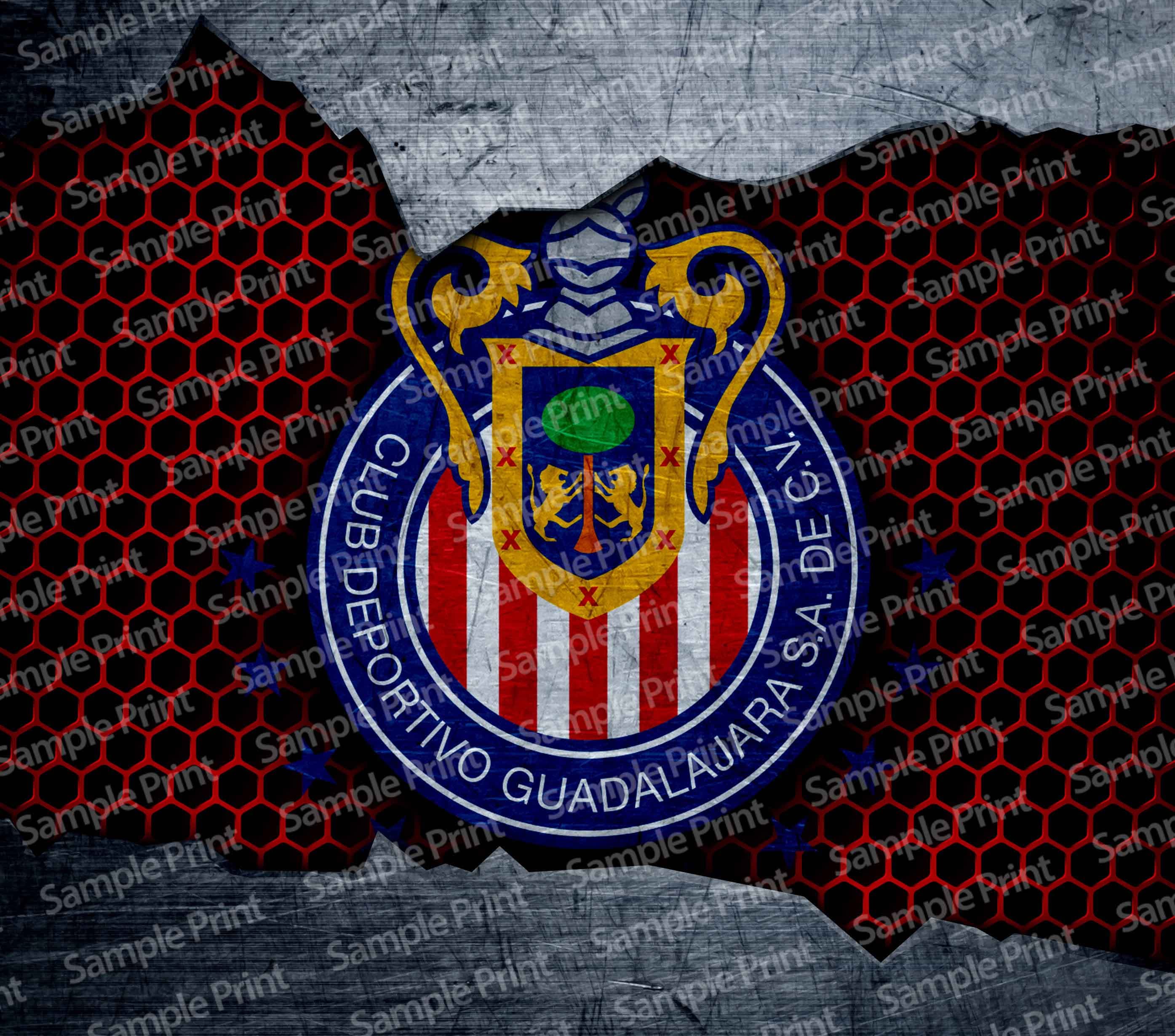 Chivas Del Guadalajara #7 Template Designs HD| 2 Files | Skinny Tumbler ...