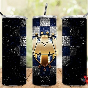 Rayados del Monterrey #2 Template Designs HD| 2 fichiers | Gobelet fin et droit, 20 oz