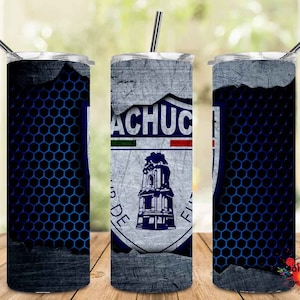 Club Pachuca Template Designs | 2 Files | Skinny Tumbler & Straight 20oz Design