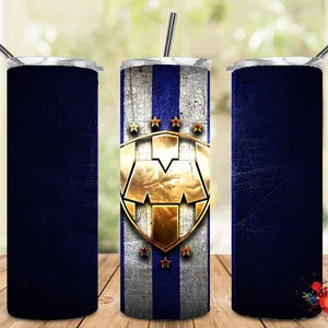 Rayados del Monterrey #4 Template Designs | 2 Files | Skinny Tumbler & Straight 20oz Design