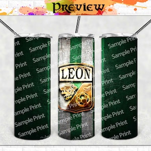 Club Leon Template Designs #6 | 2 Files | Skinny Tumbler & Straight 20oz Design