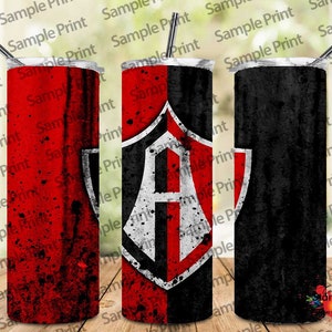 Club Atlas Template Designs | 2 Files | Skinny Tumbler & Straight 20oz Design