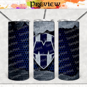 Rayados del Monterrey #6 Template Designs | 2 Files | Skinny Tumbler & Straight 20oz Design