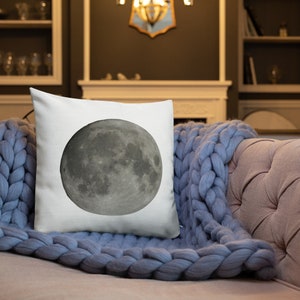 Beautiful Full Moon Premium Pillow Home Decor