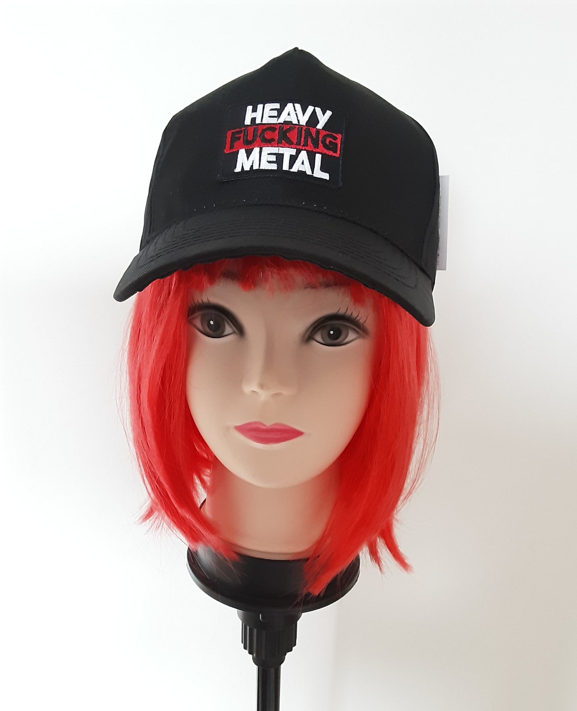 Black 'Heavy Metal' Cap Caps Hats Mens/Womens Cap Etsy