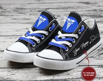 nurse doodle sneakers