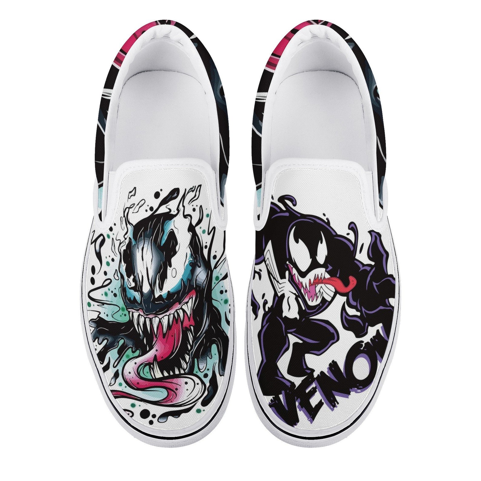 Venom Custom Printed Slipon Shoes For Adult And Kids Venom Etsy